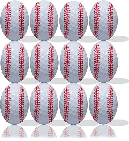 Sports Themed Golf Balls 12 Pack